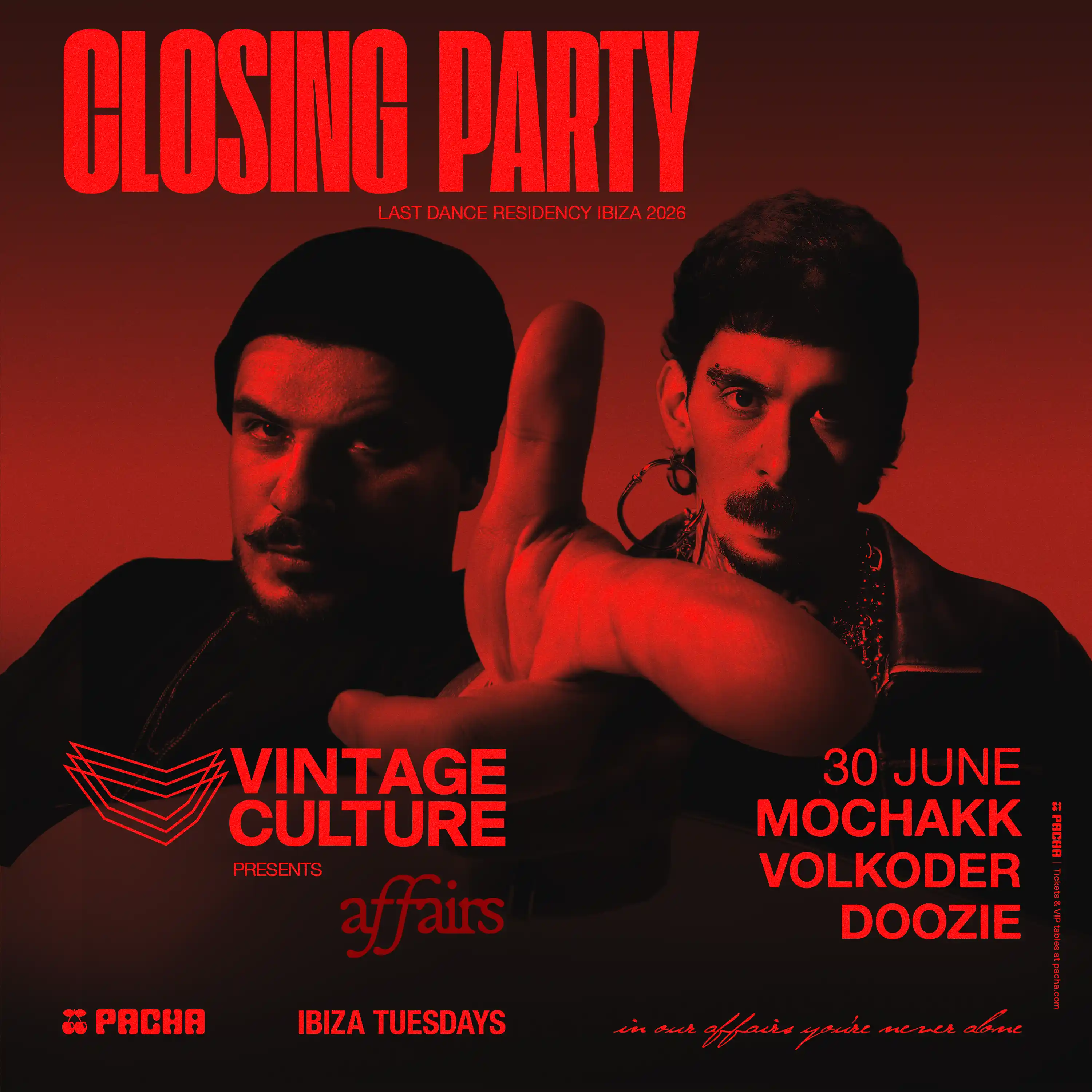 VINTAGE CULTURE - CLOSING PARTY