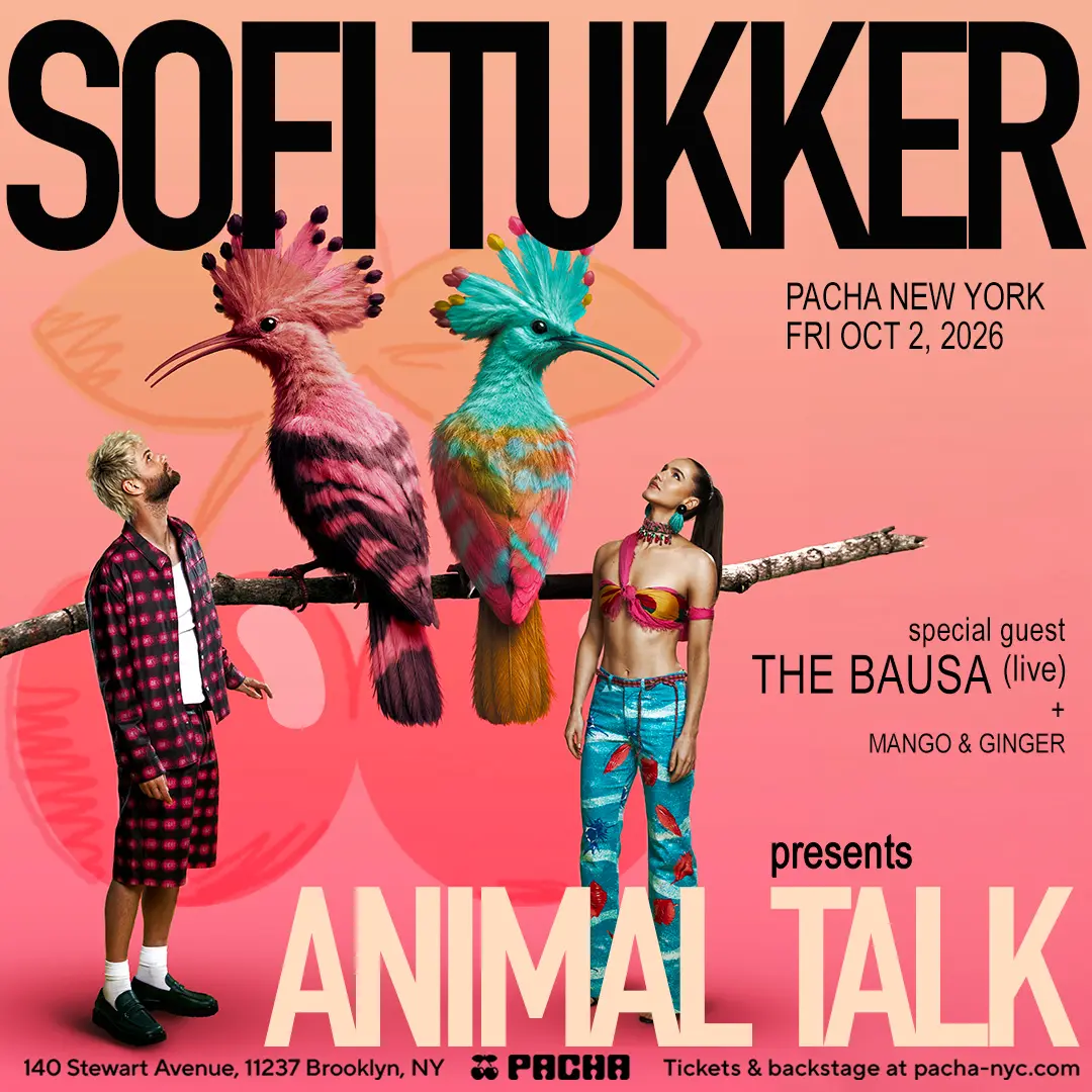 SOFI TUKKER Presents: ANIMAL TALK flyer