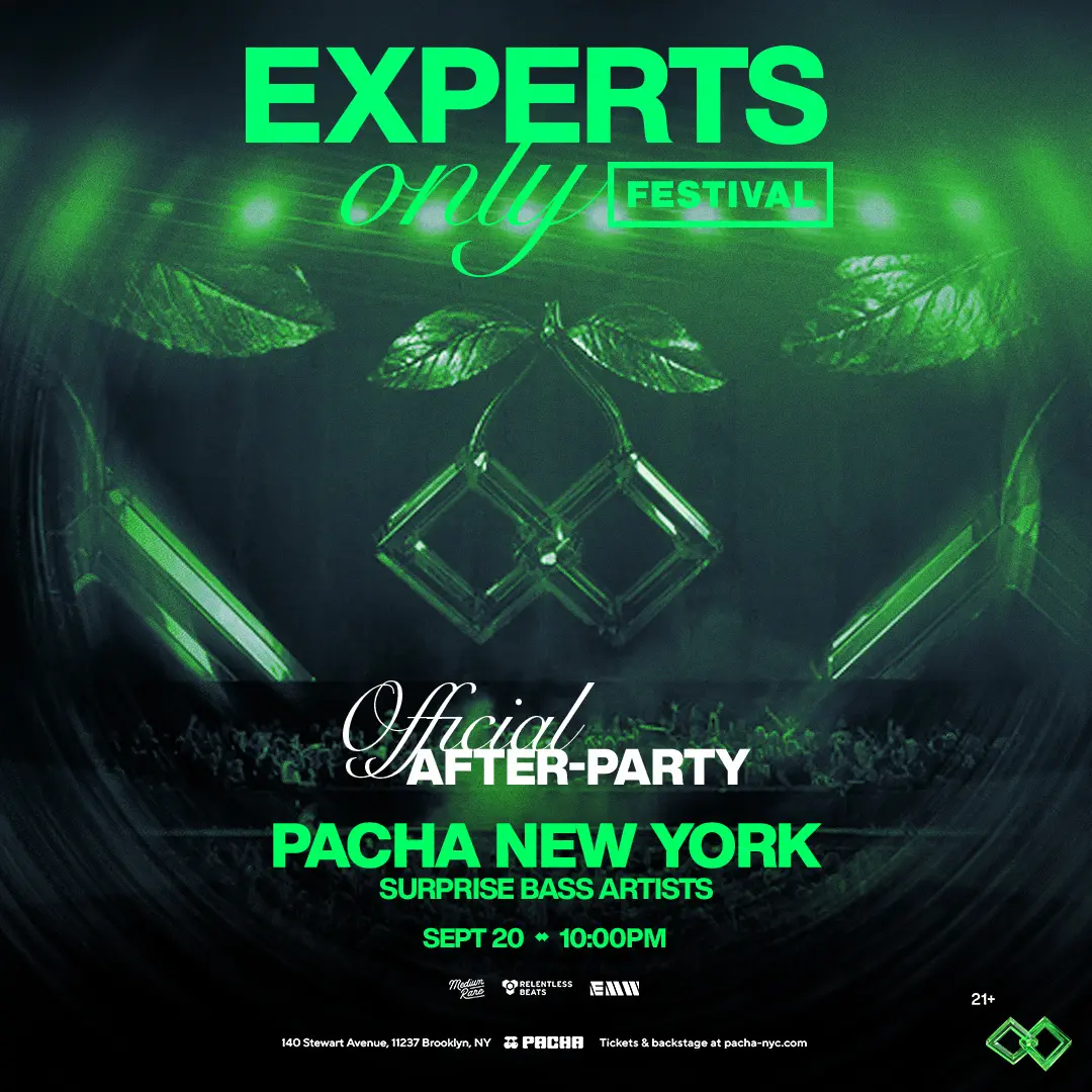 Experts Only Festival Afterparty flyer
