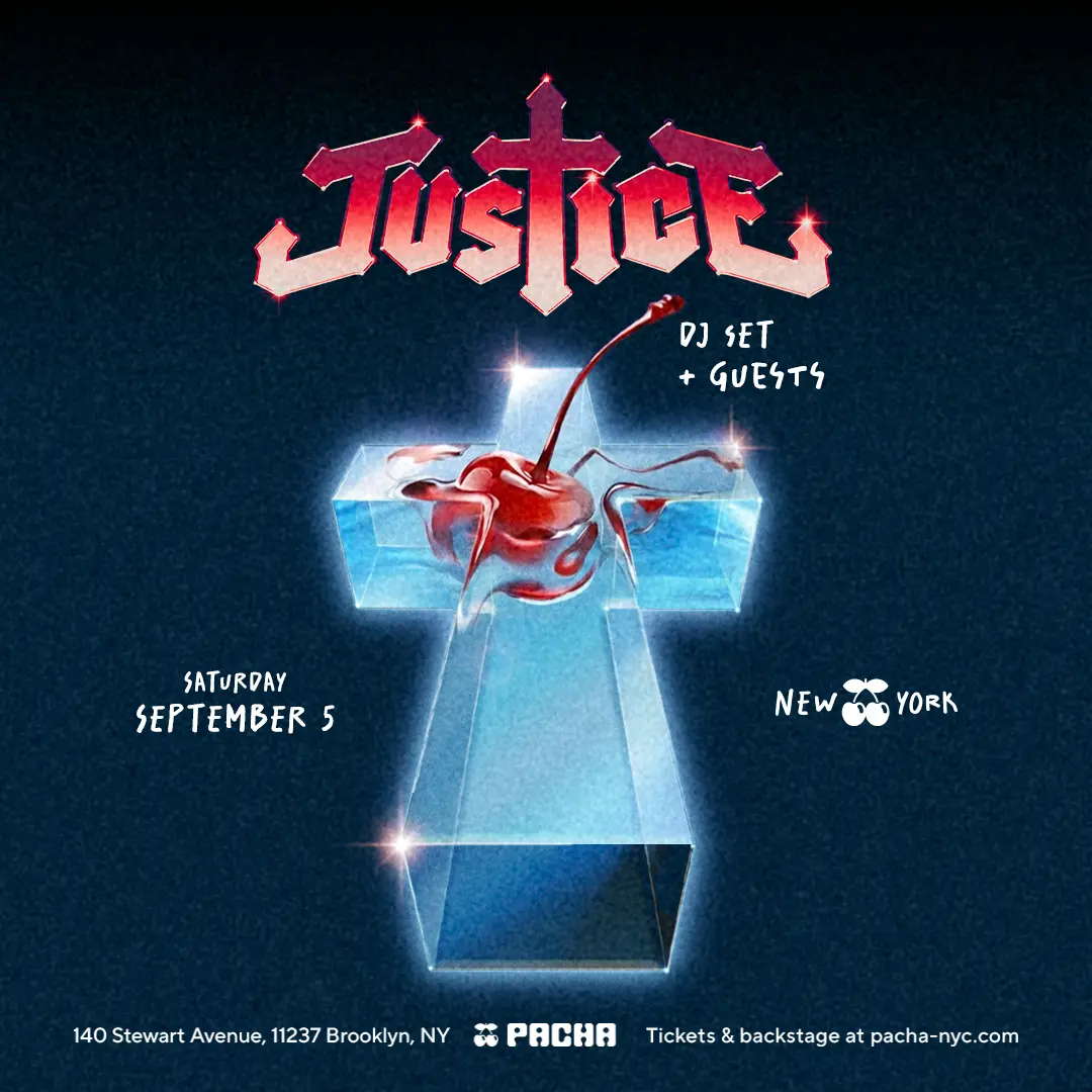 Justice DJ Set flyer