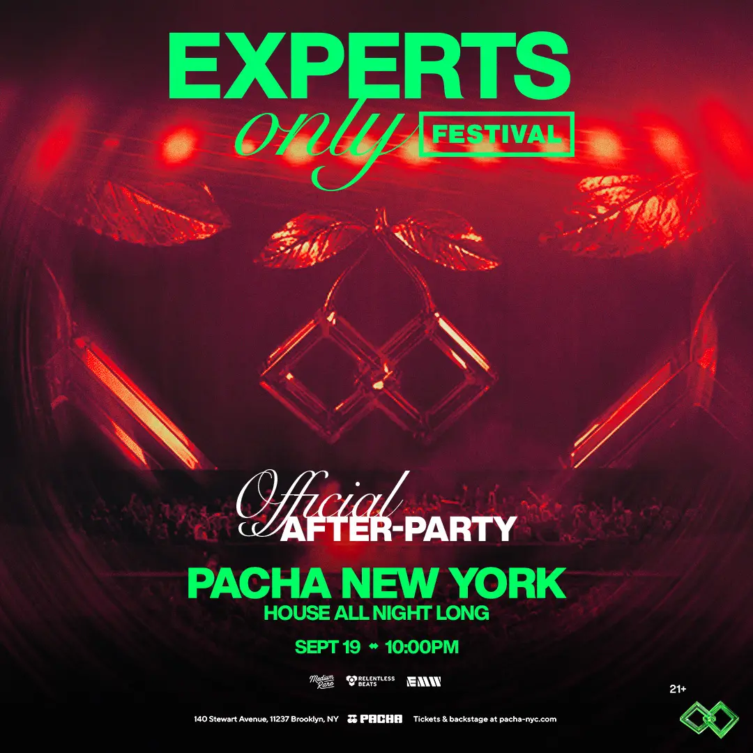 Experts Only Festival Afterparty flyer